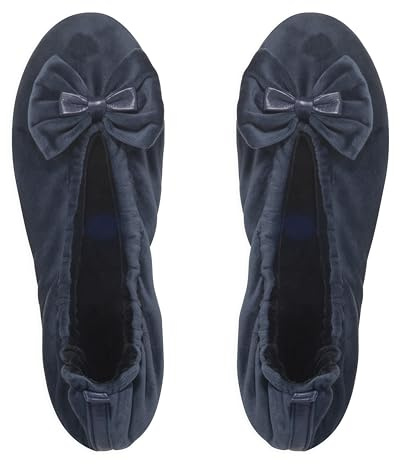 GLOVE STORY Chaussons Femme en Velours – Faits Main – Pantoufles Hiver Ultra Douces et Chaudes avec Semelle en Cuir, Confort Premium l’Intérieur - Fabriqués Artisanalement