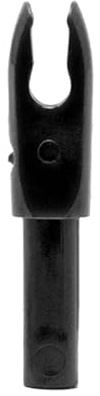 Bohning F Nock - .166 Shafts (4mm, VAP, Nano, Micro), 12 Pack, Black