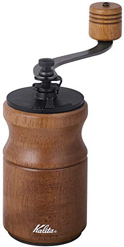 Carita Coffee Grinder, Wood, Durable Cast Iron Cutter, KH-10BR, Brown #42169, Hand Grinder, Hand Mill, Handmill, Handmill, Handmill, Handmill, For Beginners, Small, Portable, Mountaineering, Cafe,