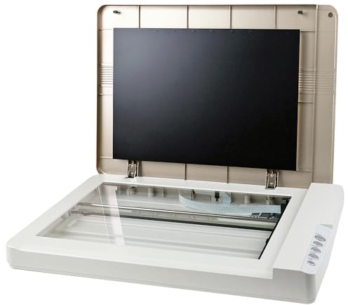 Plustek OS 1680 - Hochgeschwindigkeits-A3-Flachbettscanner, großformatige Scangröße für Blaupausen und Dokumente. Scannen Sie die A3-Größe in nur 3 Sekunden für Mac und Windows