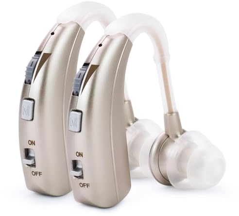 Digital Hearing Amplifier by Britzgo BHA-1301 Pack of 2. Doctor and Audiologist Designed