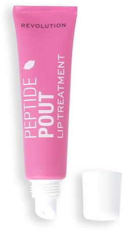 Revolution Skincare, Peptide Pout Plumping Lip Balm, aufpolsternde & pflegende Formel für voller aussehende Lippen, 15ml