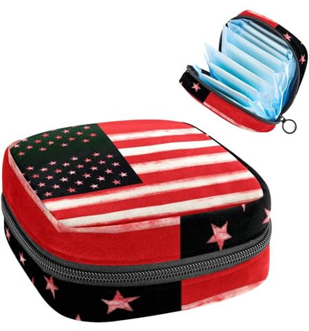 Borsa mestruale,Sacchetto di immagazzinaggio del tovagliolo sanitario,Porta tamponi per borsa, M71h7ky6dpn, 4.7x6.6x6.6 in, Moderna