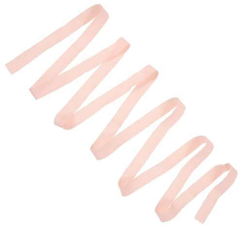 Yardwe Ruban De Pointe Ballet Rose Pale en Toile, Ruban Doux pour Chaussures De Danse Classique, Accessoires pour Pointes, Usage Spectacle Et Entraînement