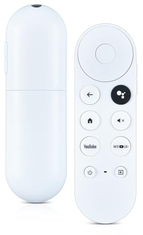 CLVIZCXOM Mando a distancia por voz de repuesto compatible con Google Chromecast 4K Streaming Media Player TV, G9N9N compatible con Google TV Streaming Stick Streamer