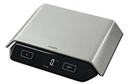 TERRAILLON - SUPREME - Balance de cuisine électronique Professionnelle, Large plateau Inox, IP52, Grand écran LCD, Capacité 10 kg, Graduation 2 à 10g, Inox