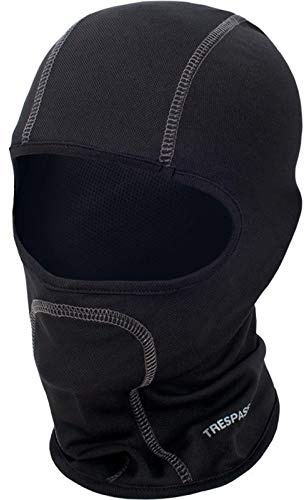 Trespass Unisex Moulder Balaclava, Black, One Size UK
