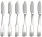 GRÄWE® Fischmesser 6 Stück, Serie SPATEN aus Edelstahl