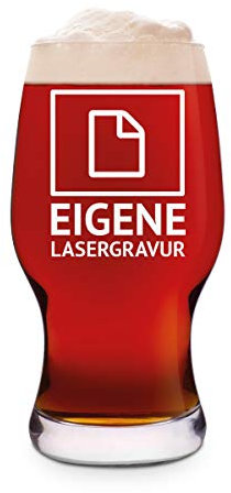 Leonardo Craft Beer Glas 0,5 L Bierglas Gravur individuell Geschenk - Eigene Gravur