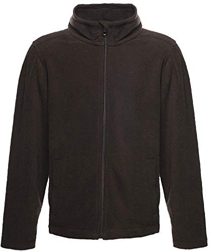 Regatta Kids Professional Kids Brigade II Quick Drying Full Zip Fleece, Lightweight Warm Layer with Good Wicking & Two Pockets - Perfect for Walking, Hiking & Camping Black