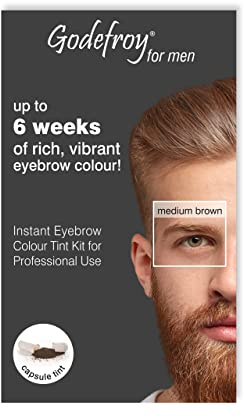 Godefroy Instant Eyebrow Tint for Men (Medium Brown)