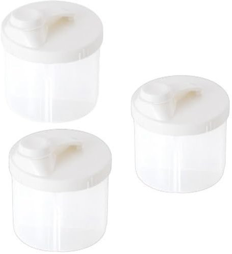 Boîte de lait en poudre, stockage de collations rotatif, support de formule de lait, récipient de formule à quatre compartiments rotatif anti-déversement à emporter, récipient de collation de lait en