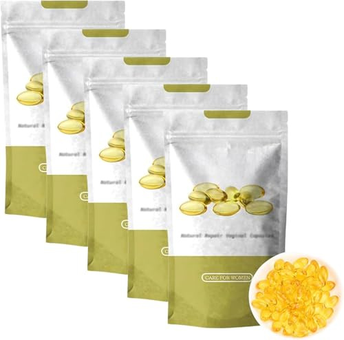 Capsule di olio di zenzero, prodotto antiprurito e detossinante ad azione rapida, rassodante e riparatore per applicazione topica, capsule sbiancanti naturali per una vagina fresca e liscia.