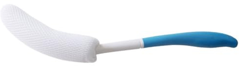 COMPUKAS Brosse de Bain Dos à Long Manche en Abs et Tpr, Élimine Peaux Mortes et Nettoie Efficacement Après la Bain Salon de Bronzage Couleur Aléatoire