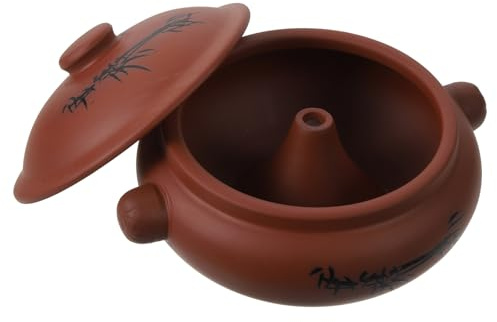 Angoily Olla de Cerámica para Estofado 350ml, Cazuela Vapor para Cocina, Color Surtido, Olla para Sopa y Guisar, Apta para Cocina Doméstica y Lenta Color Aleatorio