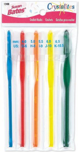 Crystalites 12408 Acrylic Crochet Hook Gift Set