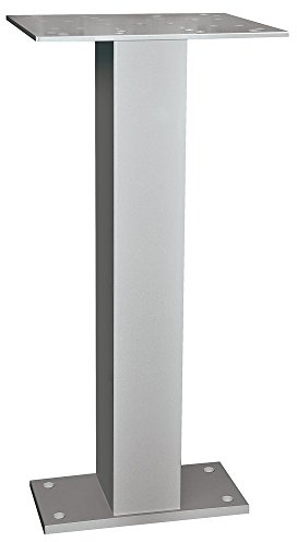Salsbury Industries Universal Pedestal, Gray, 28-1/2 in., Silver