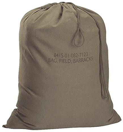 Rothco Canvas Barracks Bag Multi-Functional, Dependable, and Durable for Field Use and Travel, Olive Drab - 24 x 32