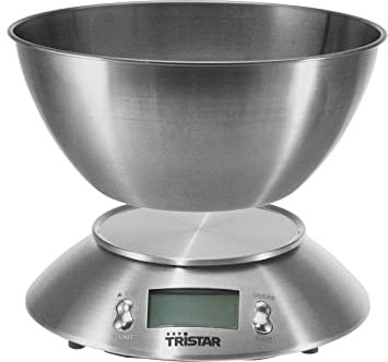 Balance de cuisine Tristar KW-2436 – 5 kg – Acier inoxydable