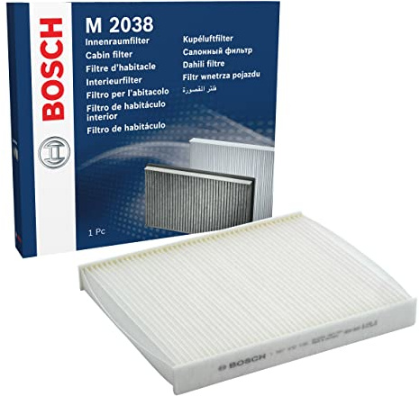 Bosch M2038 Filtro de Habitáculo Estándar - Filtro de Repuesto - Eficaz Contra Polen y Polvo, para un Aire más Limpio en el Vehículo