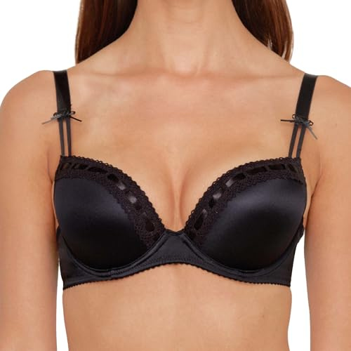 Susa Damen Push-up Dirndl-BH 7432 Soutien-Gorge, Noir (004), 85A Femme