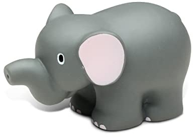 DolliBu Elephant Bath Buddy Squirter - Floating Elephant Rubber Bath Toy, Fun Water Squirting Bathtime Play For Toddlers, Soft Wild Life Animal Toy For The Bathtub, Beach & Pool for Kids - 3 Inch