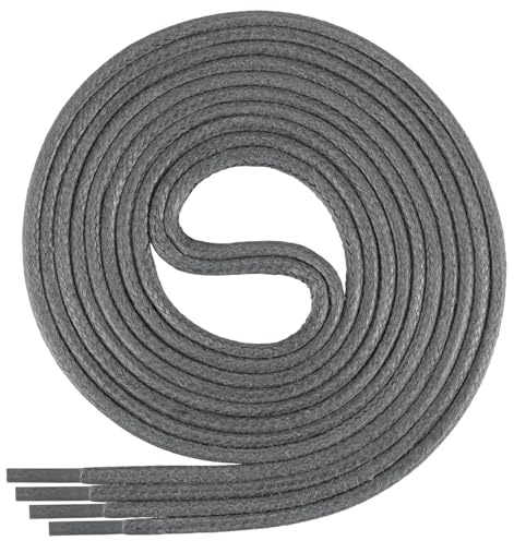 Di Ficchiano Premium skosnören vaxade, runda skosnören för läderskor, diameter 2-3 mm, längd 45-120 cm, rivbeständiga