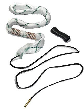 ZEITWISE 12er Flinte | Cal. 12 Schnur zum Reinigen von 12er Flinten mit Zwei integrierten Bronzebürsten + Griff