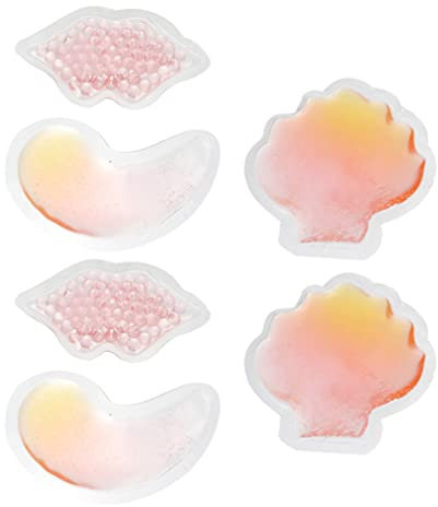 Beaupretty Lippenpads 6 Stücke Kühlpads Gel Kühlmaske Gesichte Augen Lippen Schlafpad Gelpad Kühlend Augenmaske Kühlpad Wärmepack Kälte & Wärmetherapie für Tränensäcke Migräne Kopfschmerzen