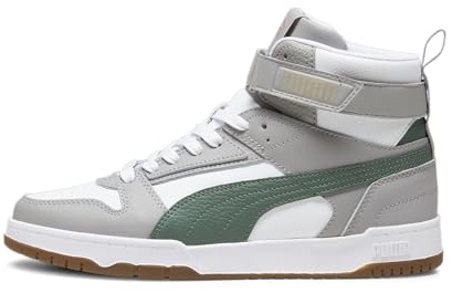 PUMA Unisex Rbd Game Sneaker, Puma Weißer Eukalyptus, Beton, Grau, PUMA Gold, 44 EU