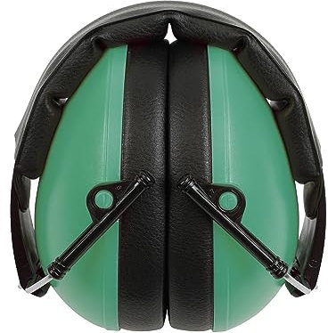 TimeTEX - Gehörschutz für Kinder Auris Plus Türkis | Robuster, Stufenlos Verstellbarer und Zusammenklappbar Mit Dämmwert von 24,3 dB | Maße ca. 11 x 8 cm