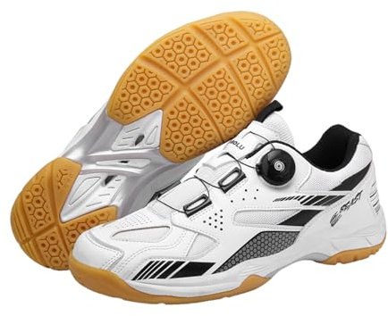 Kraftpaid Badminton Squash Schuhe,Tischtennis Schuhe Herren,Tennis Trainingsschuhe,Atmungsaktiv Badminton Schuh,Hallenturnschuh Atmungsaktiv Training Schuhe FüR Tennis Badminton Walking Fitnessstudio