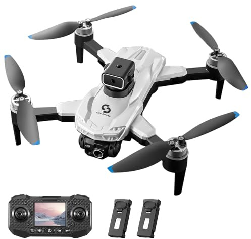 Aoresac Mini Quadricottero Motore Brushless Aereo Telecomandato Acrobatico a 360° con Doppia Fotocamera per Principianti Adulti Ragazzi Ragazze, Aereo Pieghevole per Fotografia Aerea (#1)