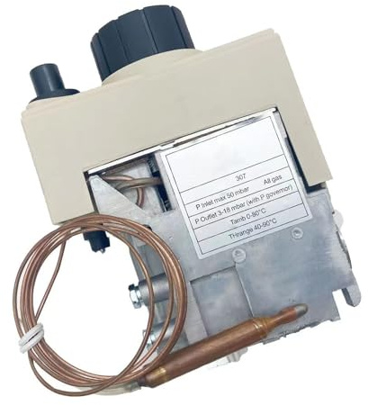 Kontrollventil för kommersiell gasvärmare, gas konstant temperaturregulator, temperaturventil 40–90 grader, vattenvärmare, 307