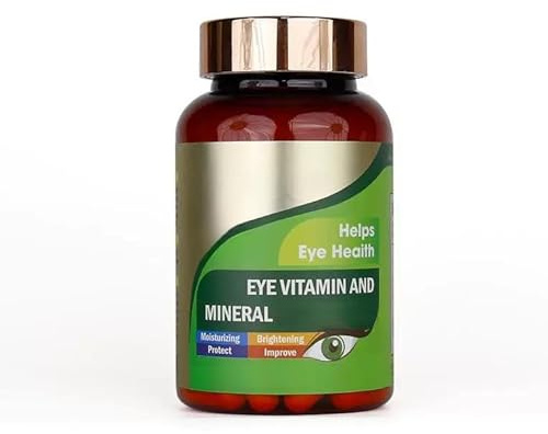 Vitamine per gli occhi - Luteina e zeaxantina per donne e uomini contro l'occhio maculare e secco, multivitaminico per la vista e la salute oculare con zinco
