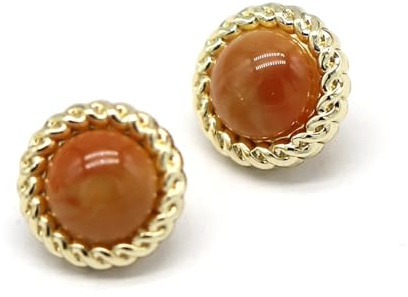 Vintage knappar 10 färgglada runda skjortknappar i 11 mm för Kleidung