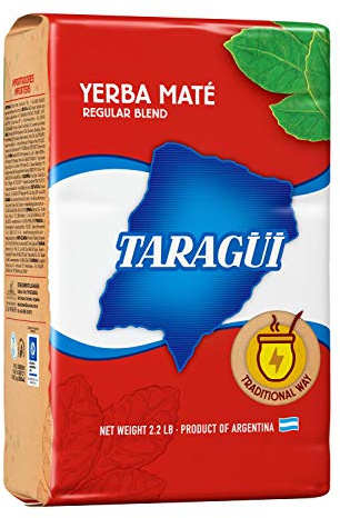 Yerba Mate 1 Kilogram Taragui Roja With Stems