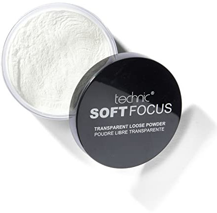 Technic Soft Focus durchscheinender loser Puder - Seidiger & leichter mattierender Gesichtspuder - Absorbiert Öl, entfernt Glanz, fixiert Make-up und kaschiert Unreinheiten & feine Linien - 20g