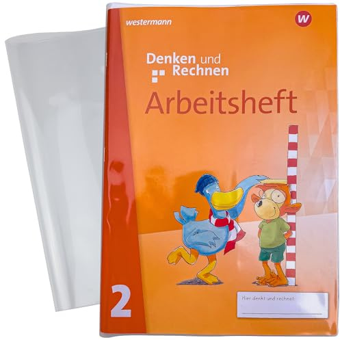 OLGS Hefthüllen DIN A4 starke PVC Folie transparent aus Kunststoff | Buchhüllen für Schulbücher und Schulhefte | Heft Hüllen Heftumschläge farblos abwischbar (Blanko 10)