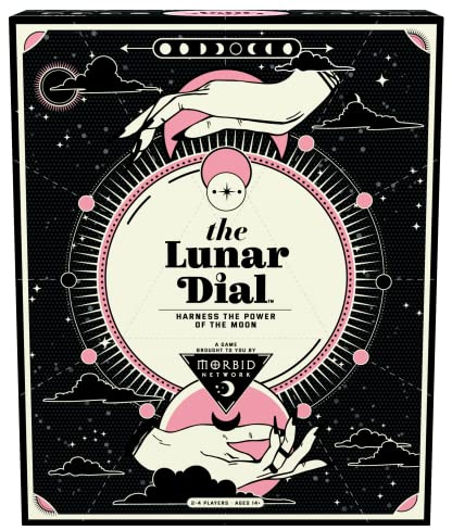 The Morbid Network Presents: The Lunar Dial | Harness the Power of the Moon | Strategy Board Games for Adults | For 2-4 Players | Ages 14+