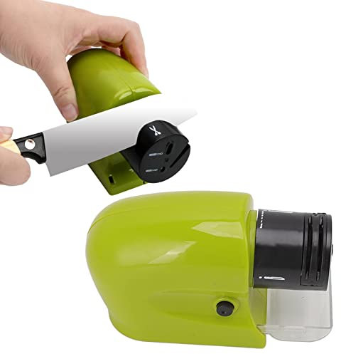 Afilador de Cuchillos Eléctrico, Piedra de Afilar de Cuchillos Multifuncional para Cocina Doméstica