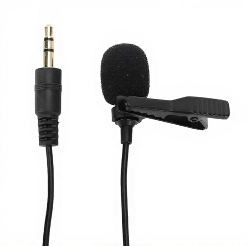 Lavalier Microphone, Lapel Microphone Noise Reduction Mini Mic Rundstrålande Clip On Mic för Inspelning Av Video Live