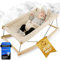 Wolkenlicht® Babywippe Neugeborene - sicher komfortabel & nachhaltig - Babyschaukel Babywiege Baby Bouncer Wippe Baby swing to sleep - Echtholz