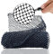 Holou African Net Sponge Authentic – Real Exfoliating Net Sponge with Knots for a Deep Clean – Body Wash Cloth for Smooth Skin, Back Scrubbing, Daily Shower Routine & Traditional Bathing