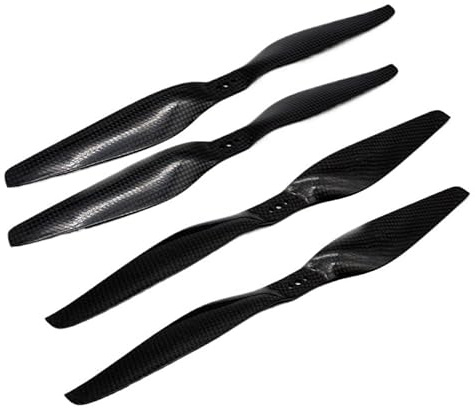 FDMOZRE para 4 Piezas de 12 Pulgadas 13 Carbono para hélice Fibra para dron hexacóptero para UAV para cuadricóptero 30 cm 1255 33 1355(1255 Prop 2 Pair)