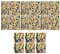 Pimpernel Dancing Branches, 6 Placemats + 6 Coasters