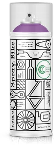 Spray.Bike Spray Paint | Designed Mainly for Bicycles | Multi-Use Acrylic Spray Paint for Metal, Plastic | High Coverage Bike Paint, 400ml, Memphis