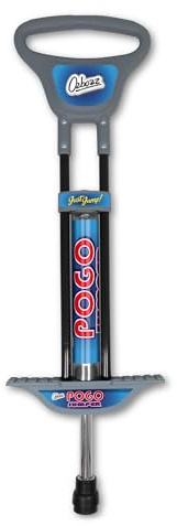 OzBozz Bastone nero Pogo - Grande, misura bambino, altezza 89 cm
