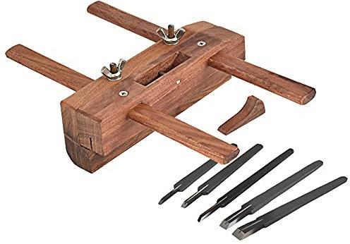 Tummy Tub Wood Planer,Woodworking Planer Tool,Smoothing Planer,Hand Plane Slot Grooving Wood Plane Wood Plane Tool Manual Wood Planer Acid Branch planing Adjustable Opening and Closing Width