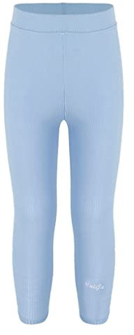 Zaldita Mädchen Thermo Leggings Thermohose Stretch Tanzhose Tanzleggings Balletthose Sport Yoga Pilate Fitness Dancewear Himmel Blau 92-98